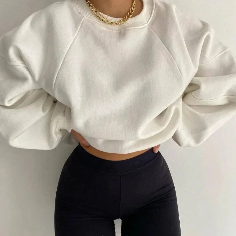 Kvinders Langærmet Sweater Løs Stil 2