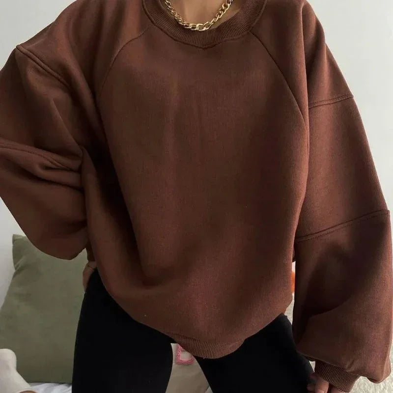 Kvinders Langærmet Sweater Løs Stil 3