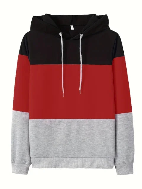 Kvinders Langærmet Sweatshirt Farveblok Design 8