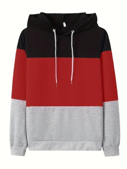 Kvinders Langærmet Sweatshirt Farveblok Design 8