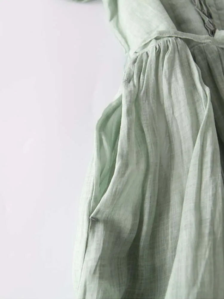 Kvinders Lange Kjole Boheme Stil 5