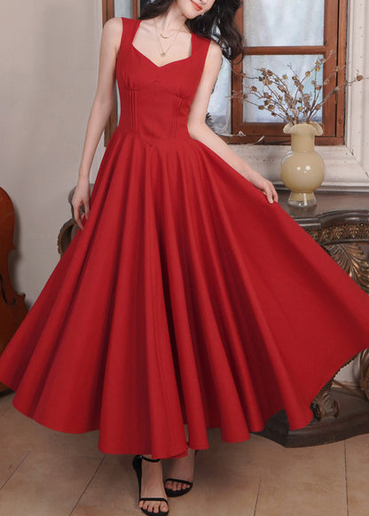 Kvinders Lange Tunika med Spaghetti Stropper i Moderne Patchworkdesign 1