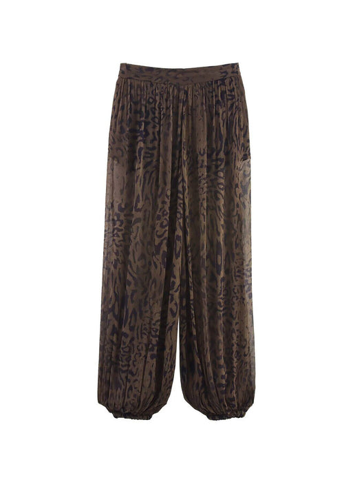 Kvinders Lanternebukser med Leopardprint 4