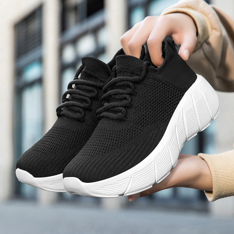 Kvinders Lette Sneakers med Elastisk Snøresystem 3