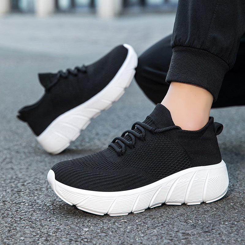 Kvinders Lette Sneakers med Elastisk Snøresystem 4