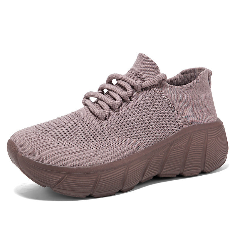 Kvinders Lette Sneakers med Elastisk Snøresystem 6
