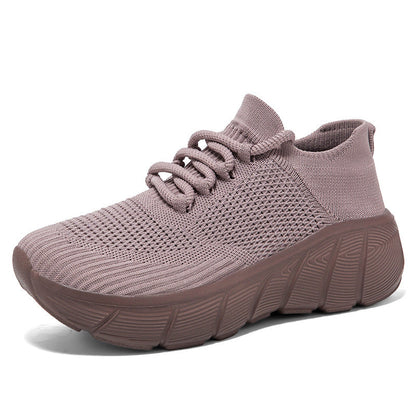 Kvinders Lette Sneakers med Elastisk Snøresystem 6