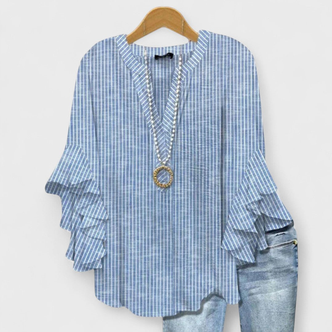 Kvinders Letvægts Bluse med Feminin Charme 2