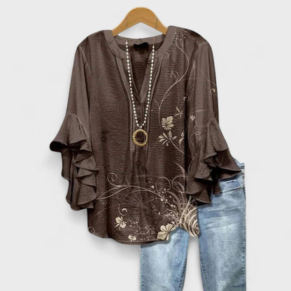 Kvinders Letvægts Bluse med Feminin Charme 3
