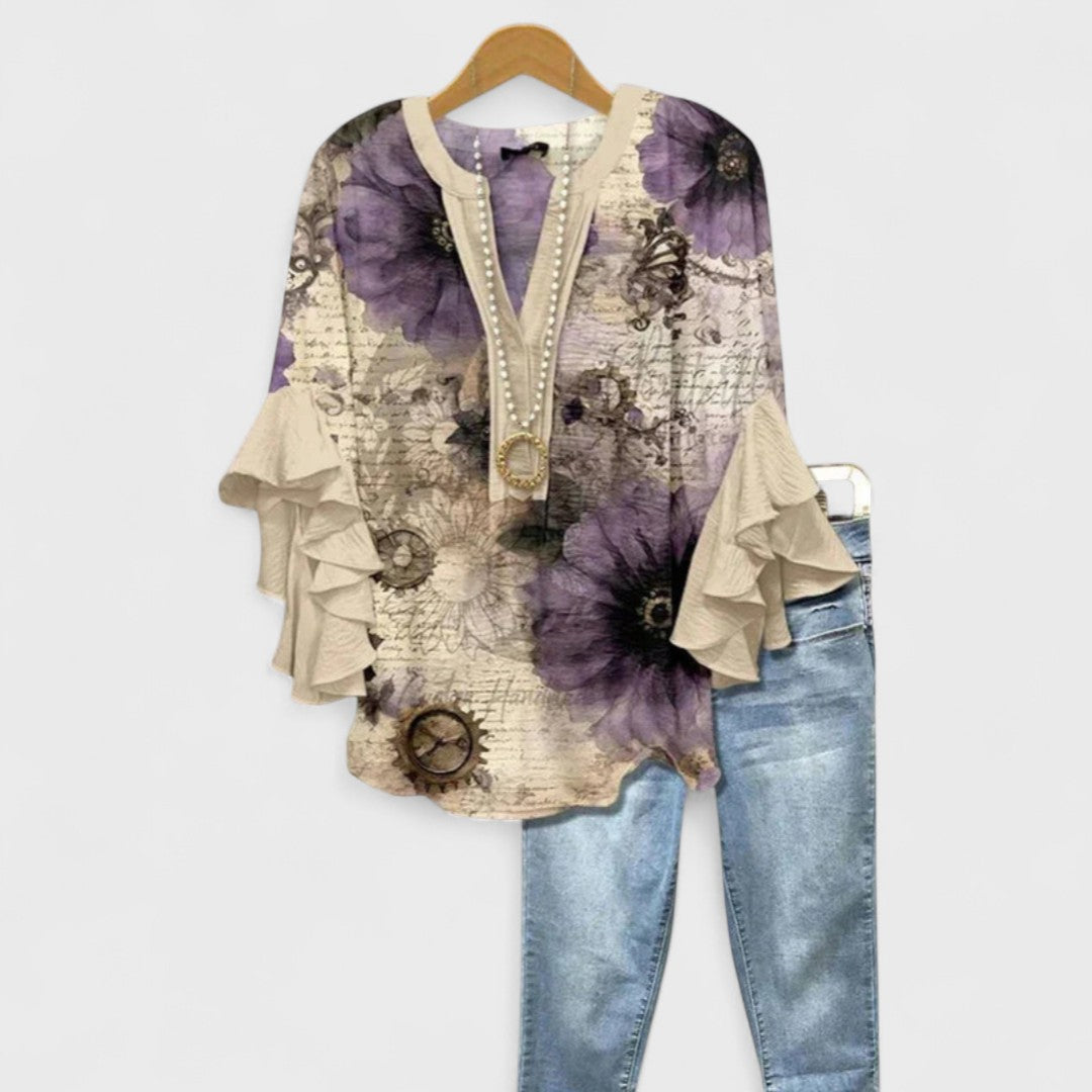Kvinders Letvægts Bluse med Feminin Charme 5