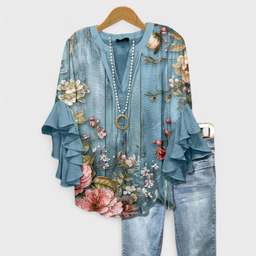 Kvinders Letvægts Bluse med Feminin Charme 6