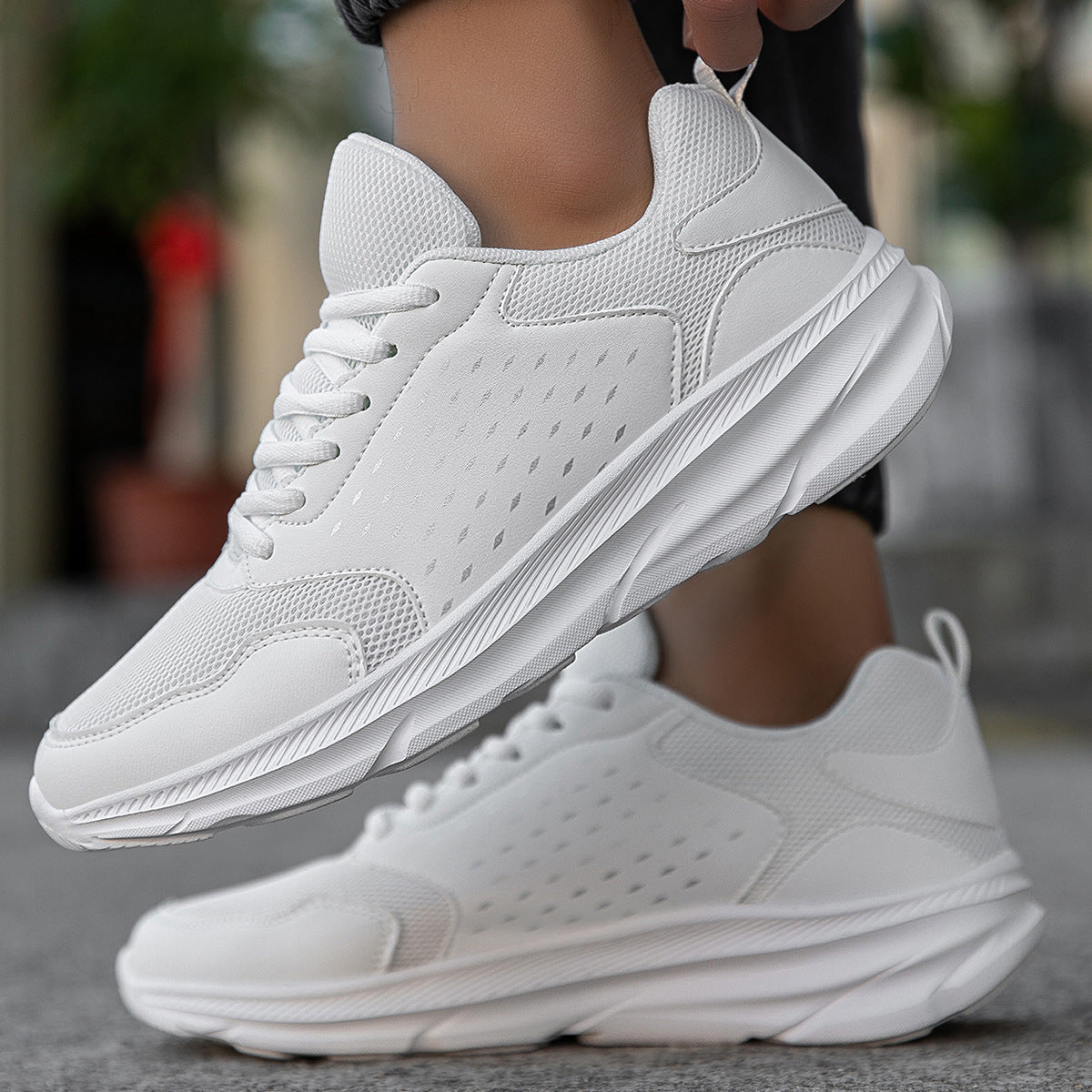 Kvinders Letvægts Fritidssneakers Moderne Design 4