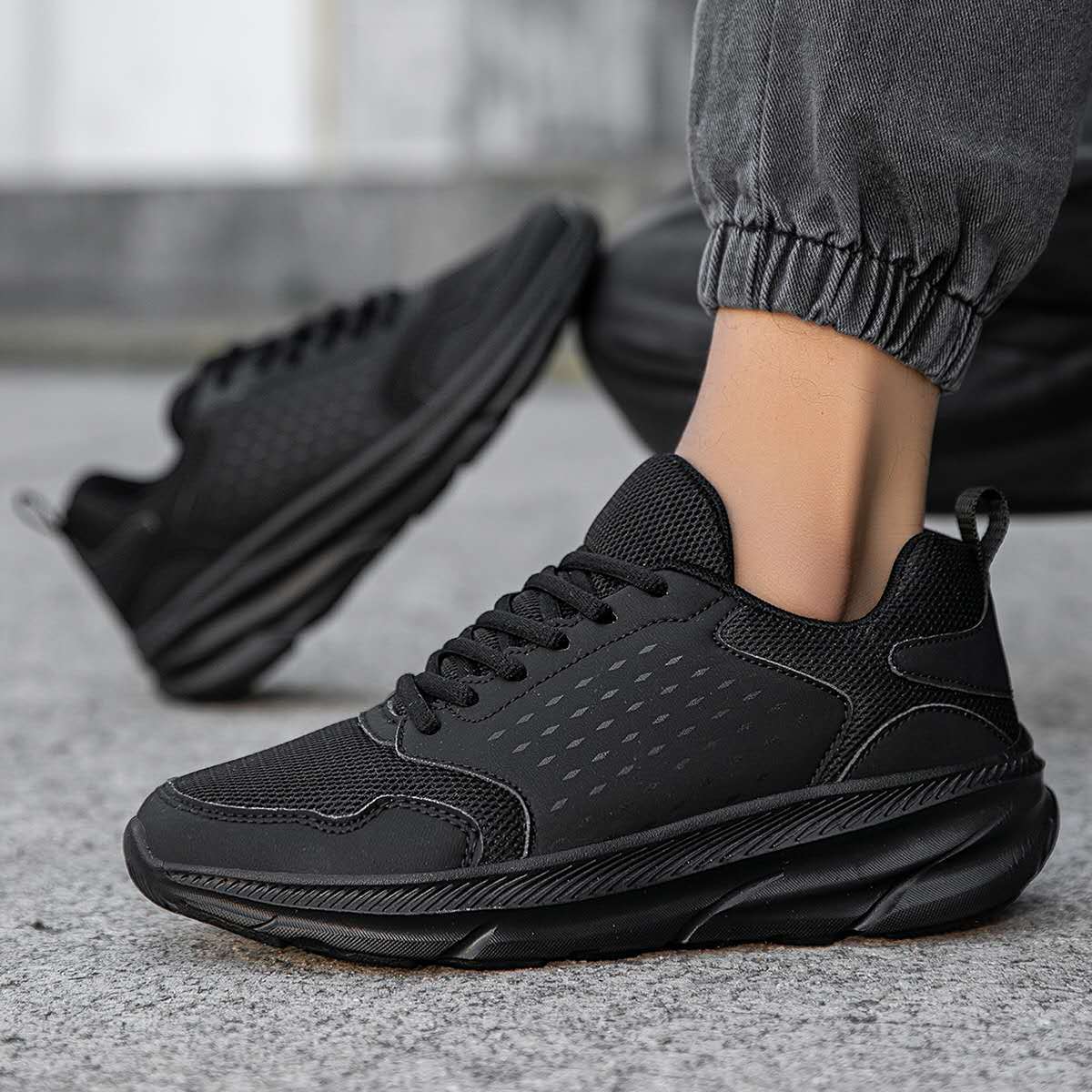 Kvinders Letvægts Fritidssneakers Moderne Design 6
