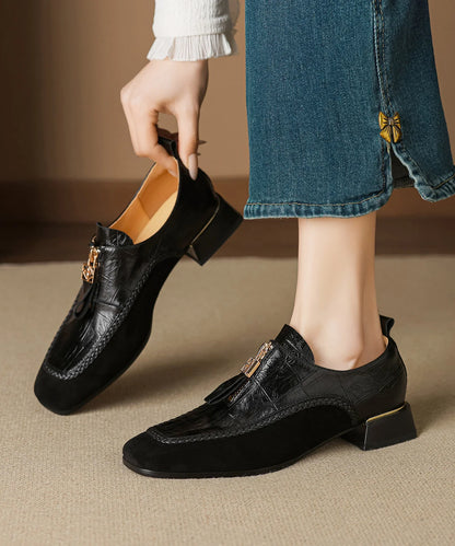 Kvinders Loafers Retro Chunky Stil 1