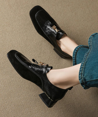 Kvinders Loafers Retro Chunky Stil 3