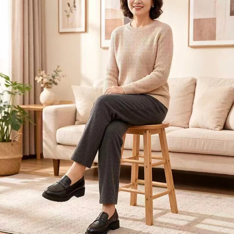 Kvinders Loafers Slip-On med Blød Såle 4