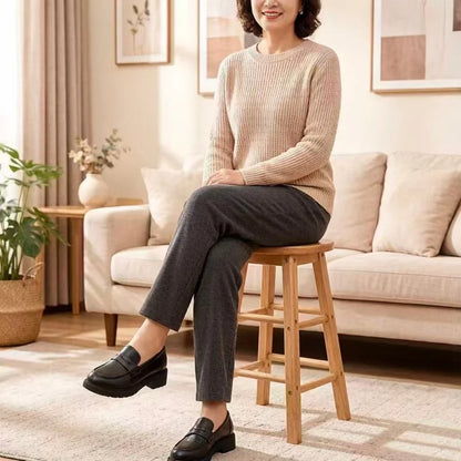 Kvinders Loafers Slip-On med Blød Såle 4