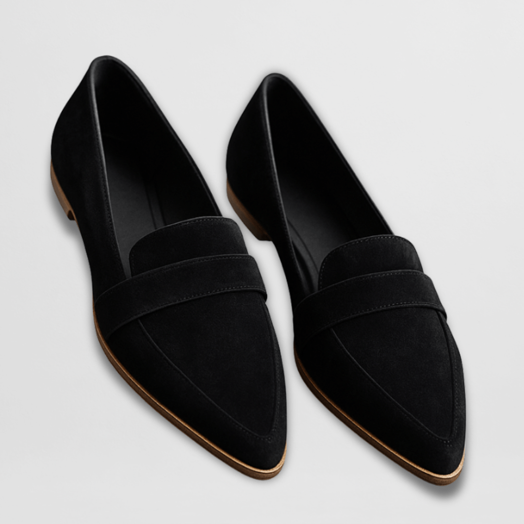 Kvinders Loafers i Blødt Ruskind 2