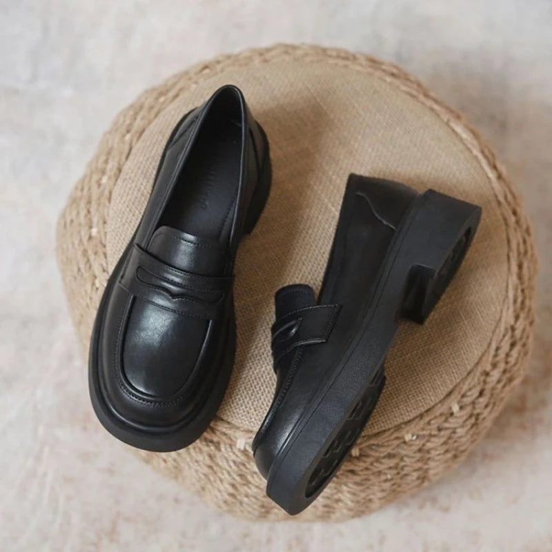 Kvinders Loafers med Chunky Såler 1
