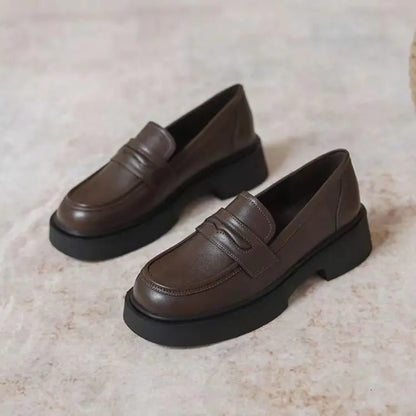 Kvinders Loafers med Chunky Såler 6