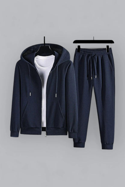 Kvinders Loungewear Sæt Trendy Vaffelstrik 2