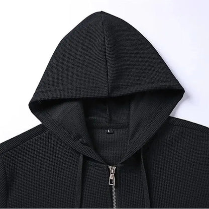Kvinders Loungewear Sæt Trendy Vaffelstrik 4