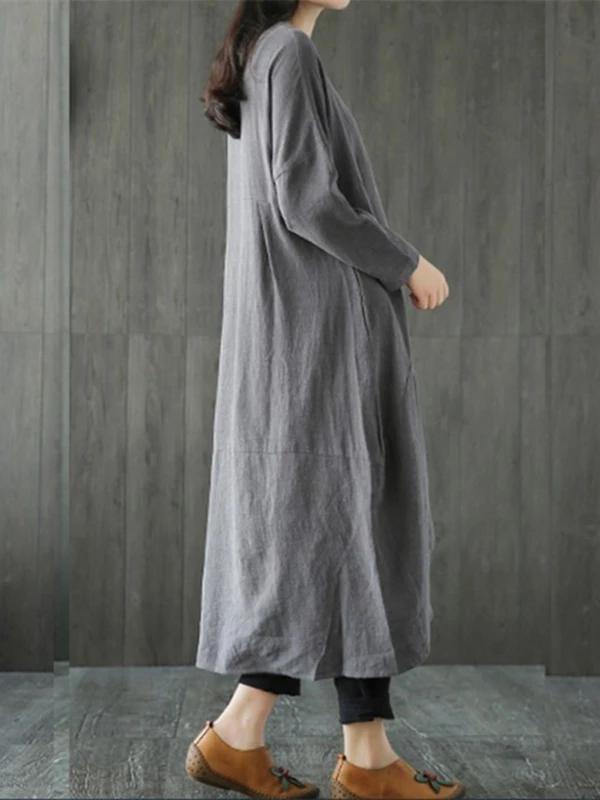 Kvinders Maxi Kjole Asymmetrisk 3