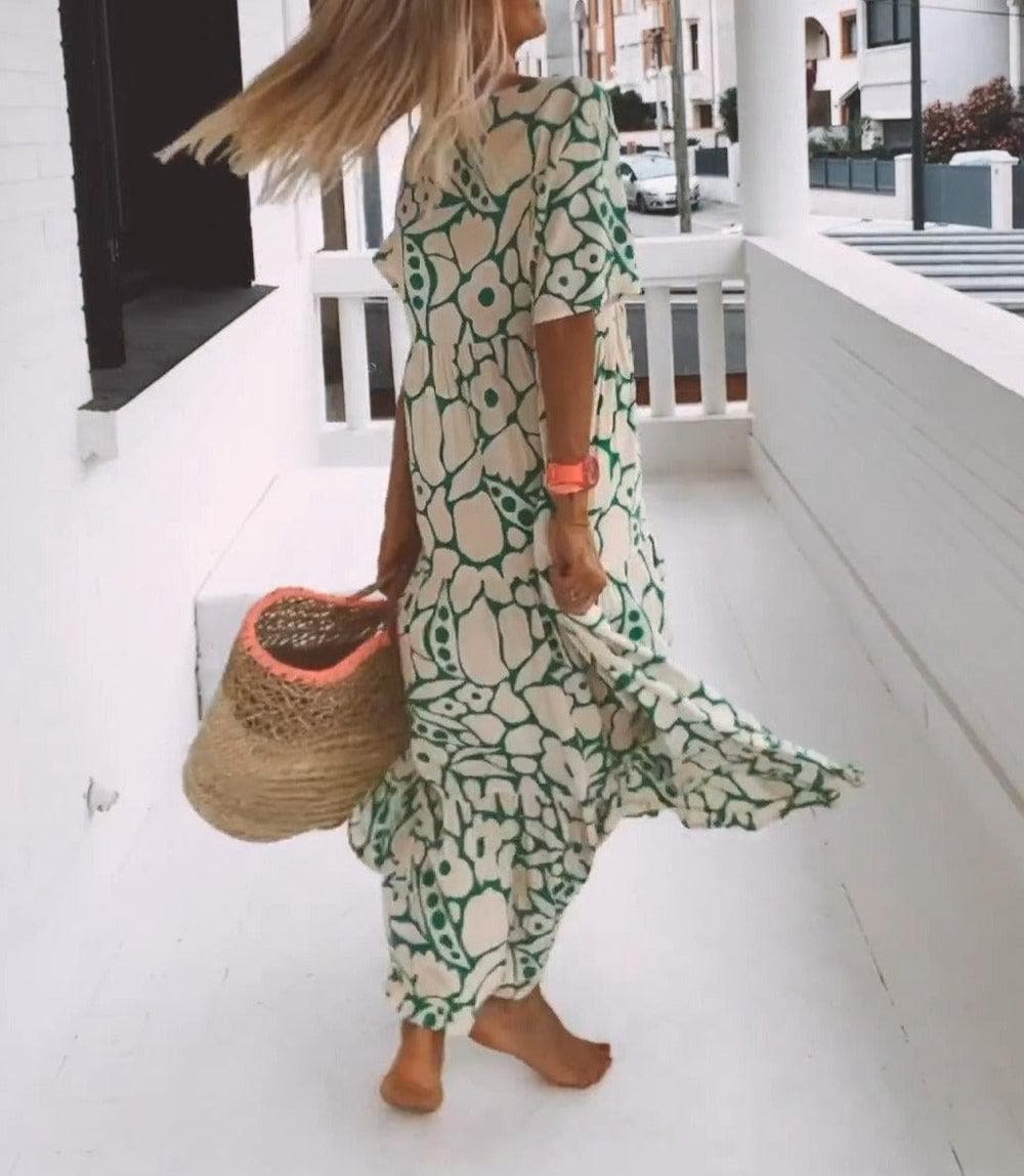 Kvinders Maxi Kjole Bohemian Stil 2