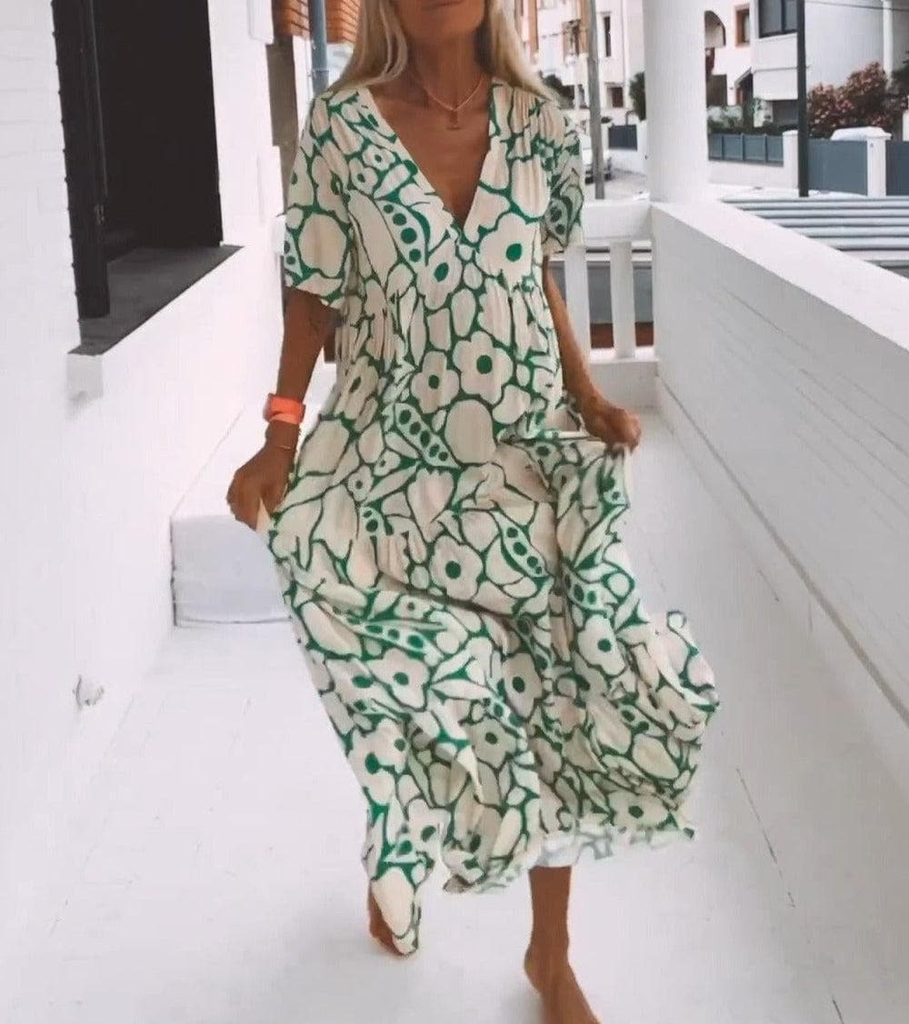 Kvinders Maxi Kjole Bohemian Stil 3
