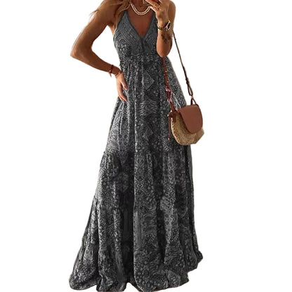 Kvinders Maxi Kjole Boho Stil 0