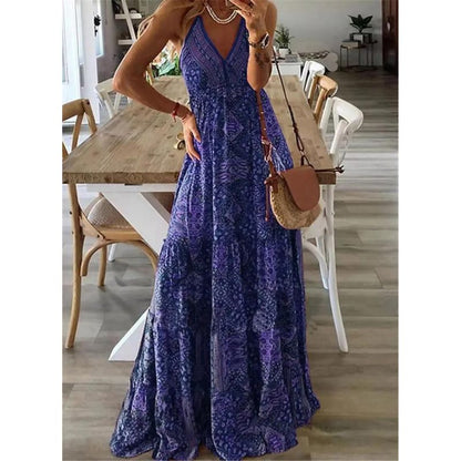 Kvinders Maxi Kjole Boho Stil 1