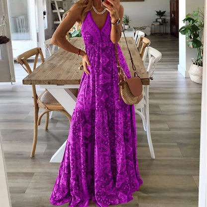 Kvinders Maxi Kjole Boho Stil 2