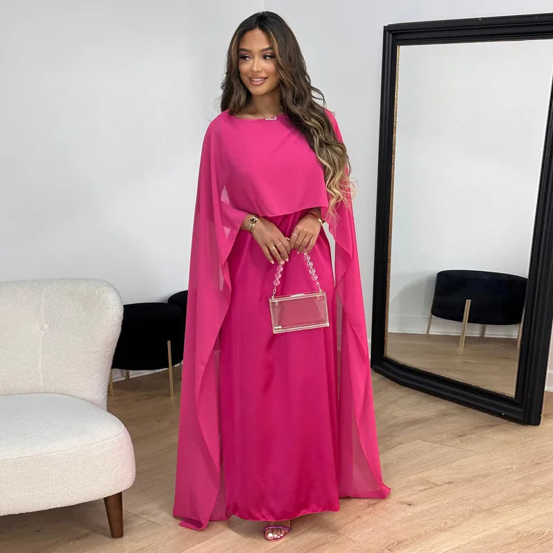 Kvinders Maxi Kjole Forårsstyle Med Feminine Detaljer 1