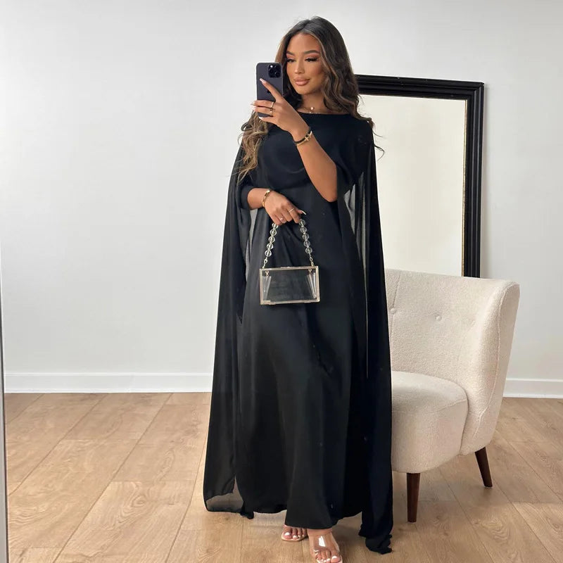 Kvinders Maxi Kjole Forårsstyle Med Feminine Detaljer 2