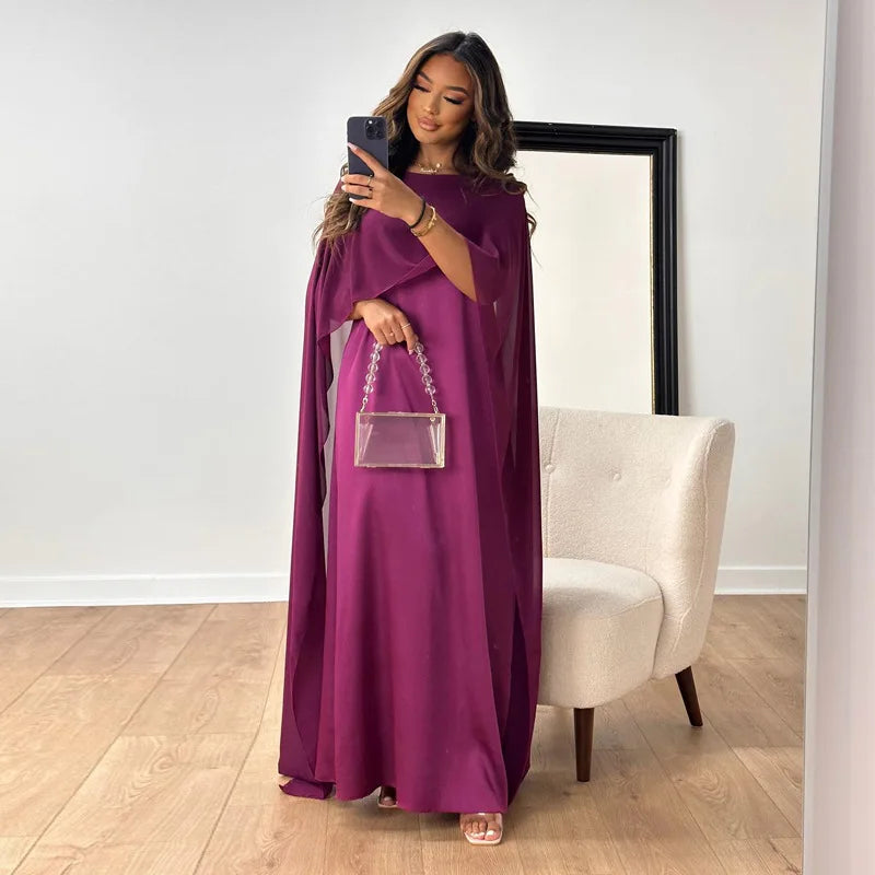 Kvinders Maxi Kjole Forårsstyle Med Feminine Detaljer 3