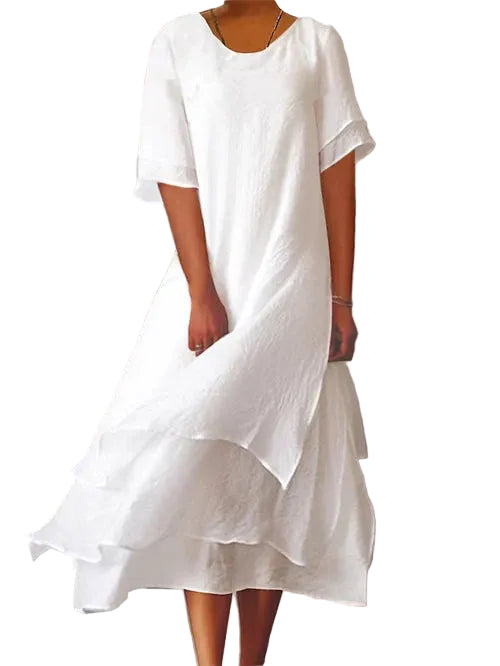 Kvinders Maxi Kjole Minimalistisk Design 0