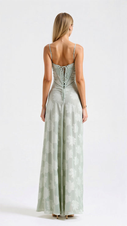 Kvinders Maxi Kjole Slip Silhuet Elegant 7
