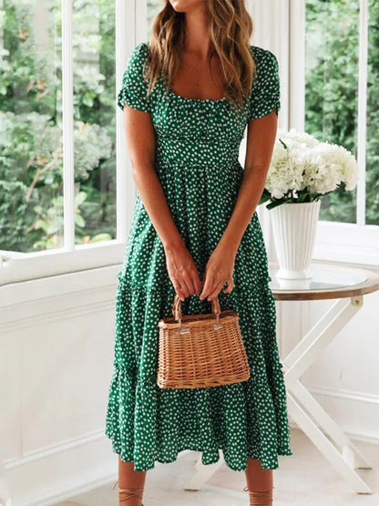 Kvinders Maxi Kjole med Blomsterprint 2