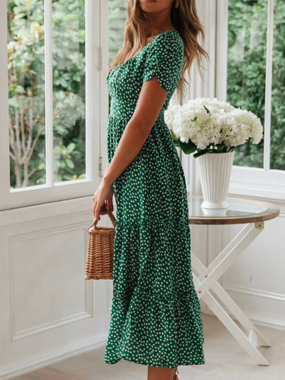 Kvinders Maxi Kjole med Blomsterprint 3