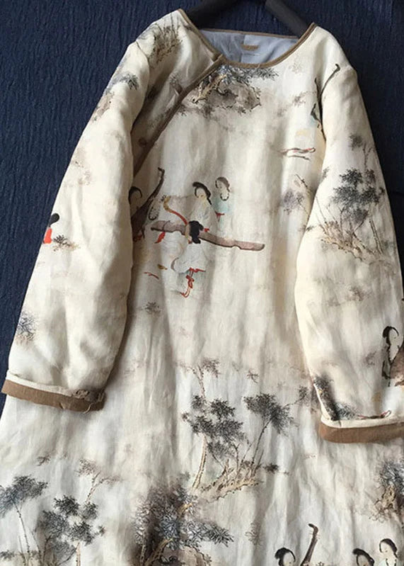 Kvinders Maxi Parka Patchwork Stilfuld 1