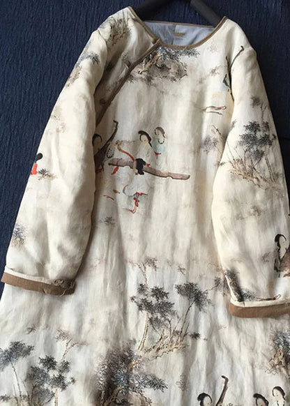 Kvinders Maxi Parka Patchwork Stilfuld 1