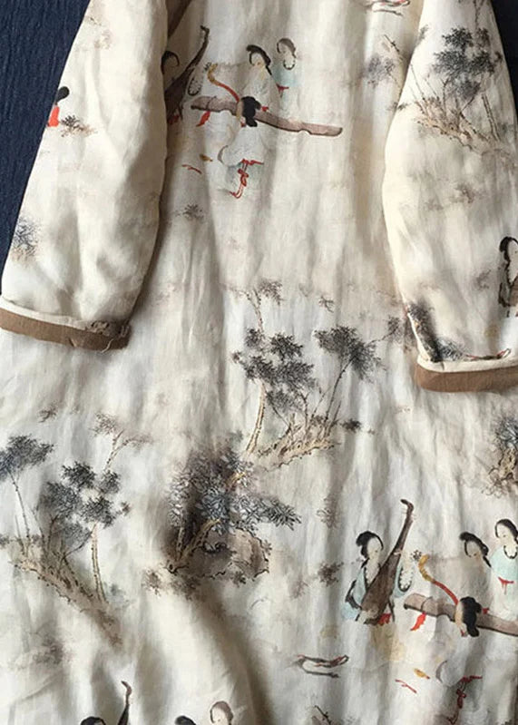 Kvinders Maxi Parka Patchwork Stilfuld 3