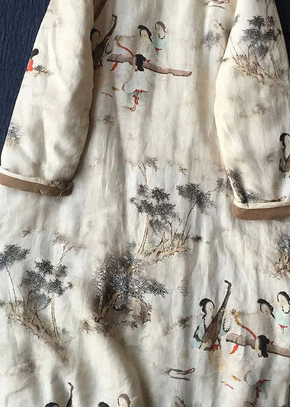 Kvinders Maxi Parka Patchwork Stilfuld 3