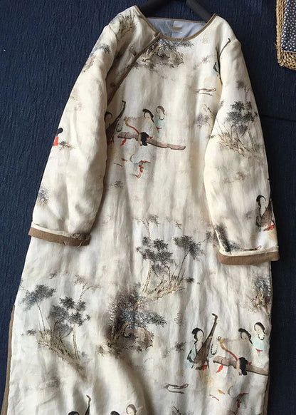 Kvinders Maxi Parka Patchwork Stilfuld 4