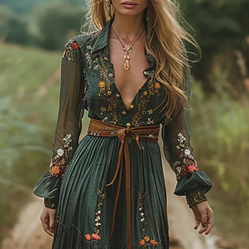 Kvinders Maxikjole Boho-Chic Stil 1