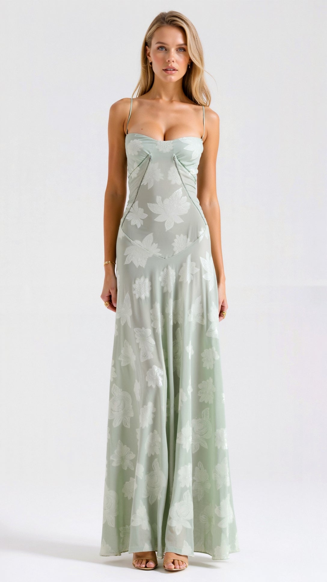 Kvinders Maxikjole Bustier Stil 5