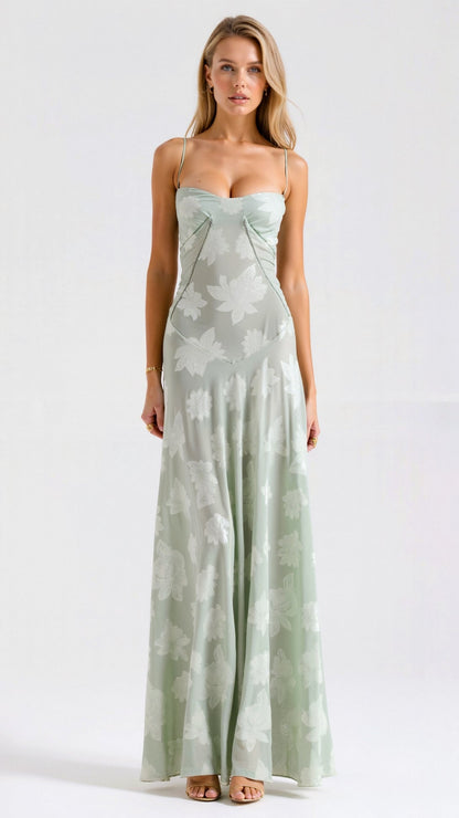 Kvinders Maxikjole Bustier Stil 5