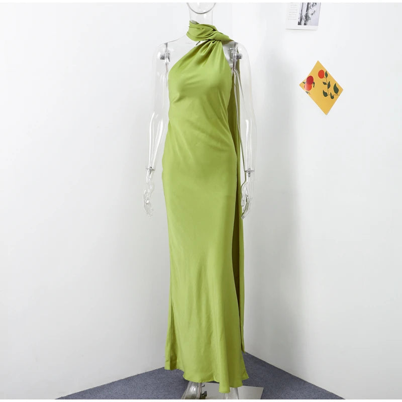 Kvinders Maxikjole Halter Neck 7