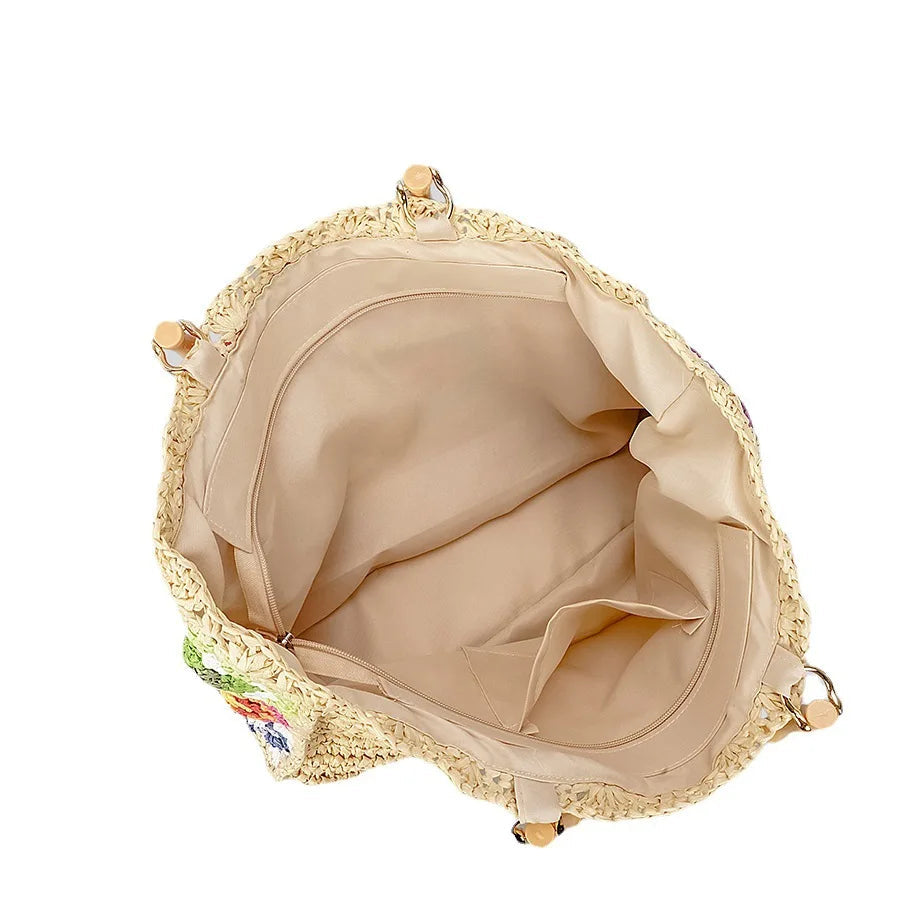 Kvinders Mini Tote Hæklet Boho Stil 8