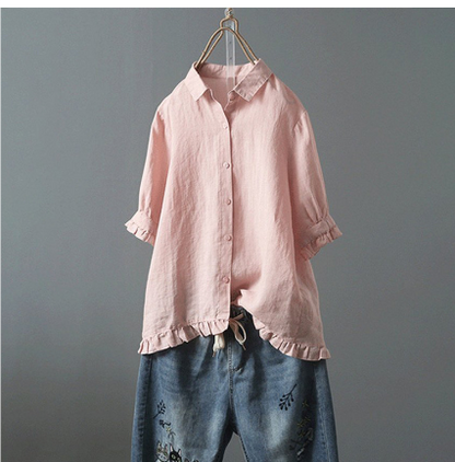Kvinders Moderne Bluse i Komfortabel Design 3